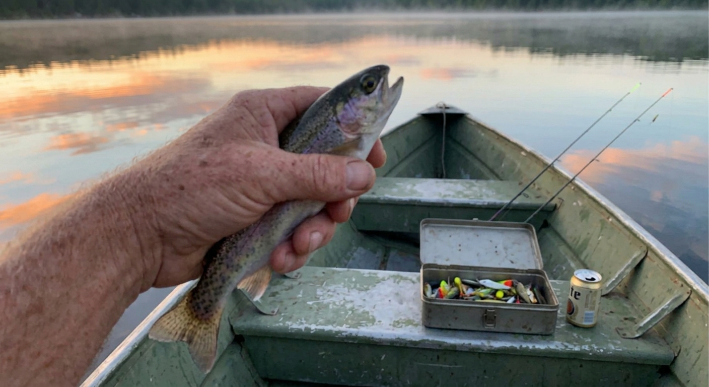 Real men don't need an app to tell them where the fish are.